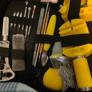 Invicta Watch Travel Tool Kit in Orange